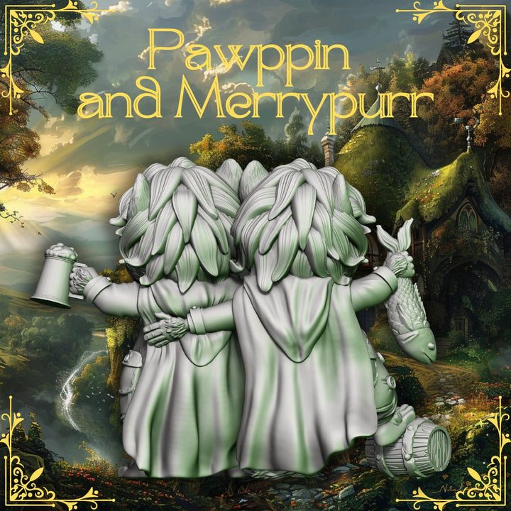 Pawppin and Merrypurr: Lord of the Cats Miniature - Mini Megastore