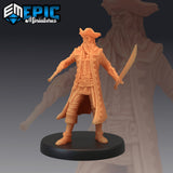 Pirate Captain Miniature - Mini Megastore