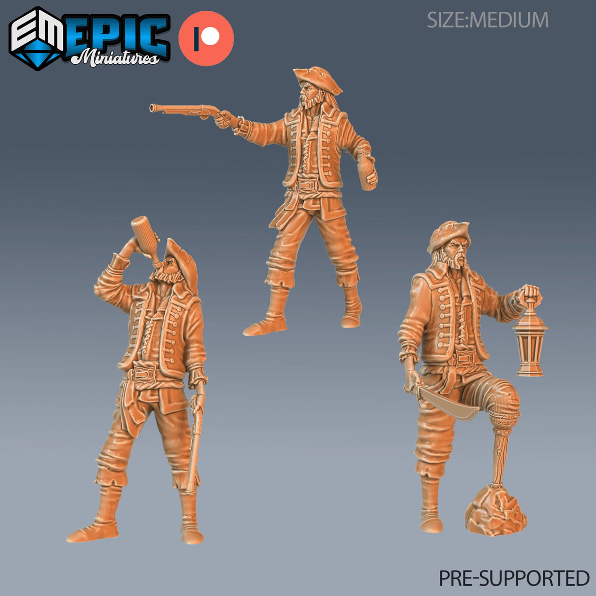 Pirate Marauder Miniature - Mini Megastore