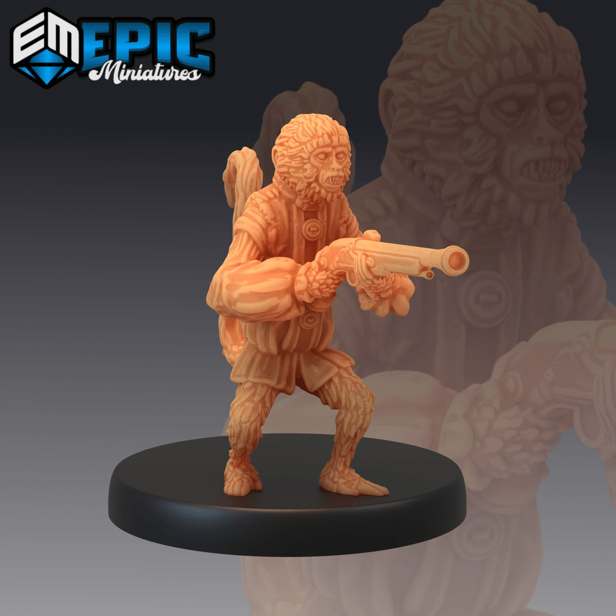 Pirate Monkey Miniature - Mini Megastore