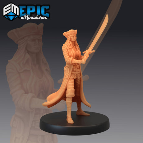 Pirate Quartermaster Miniature - Mini Megastore