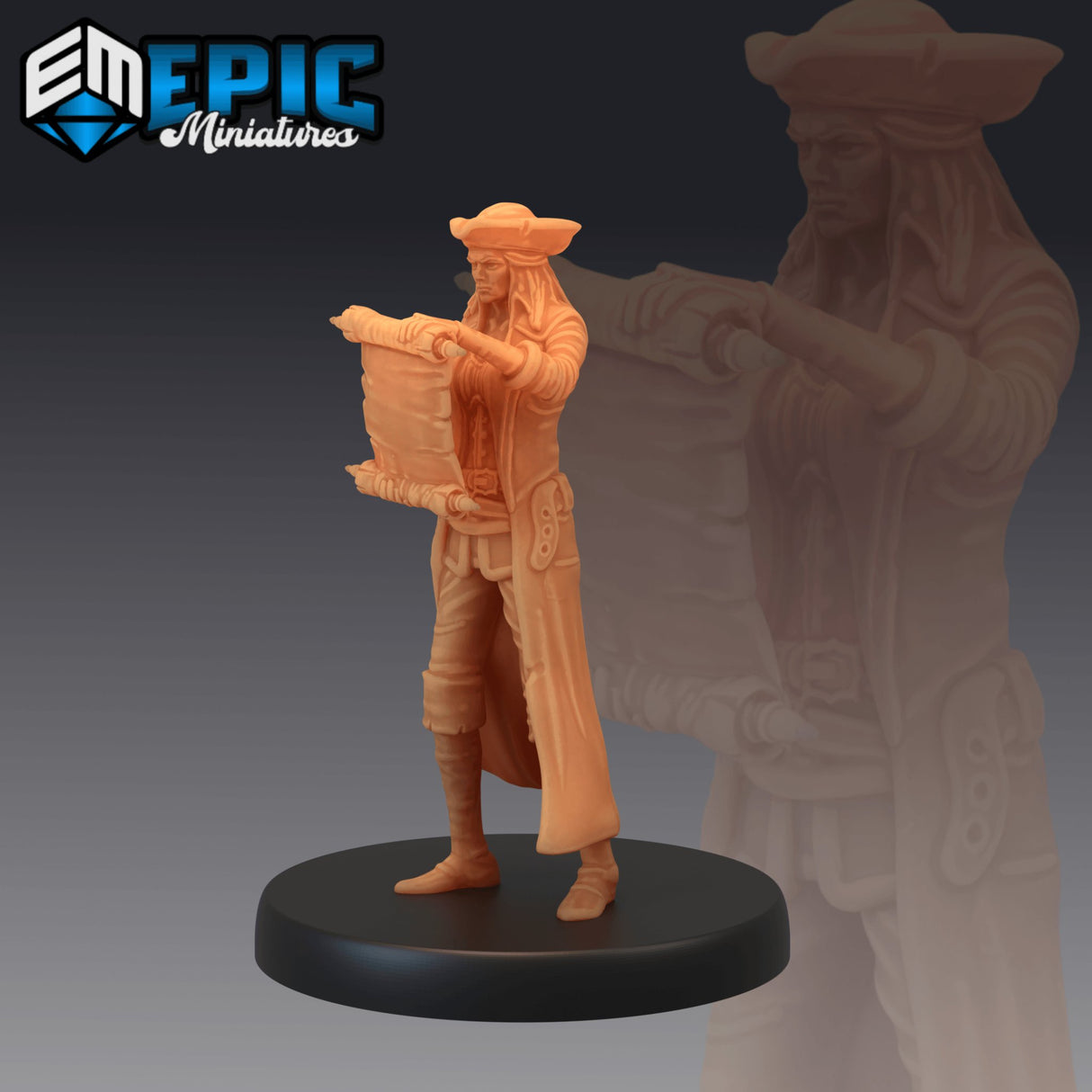 Pirate Quartermaster Miniature - Mini Megastore