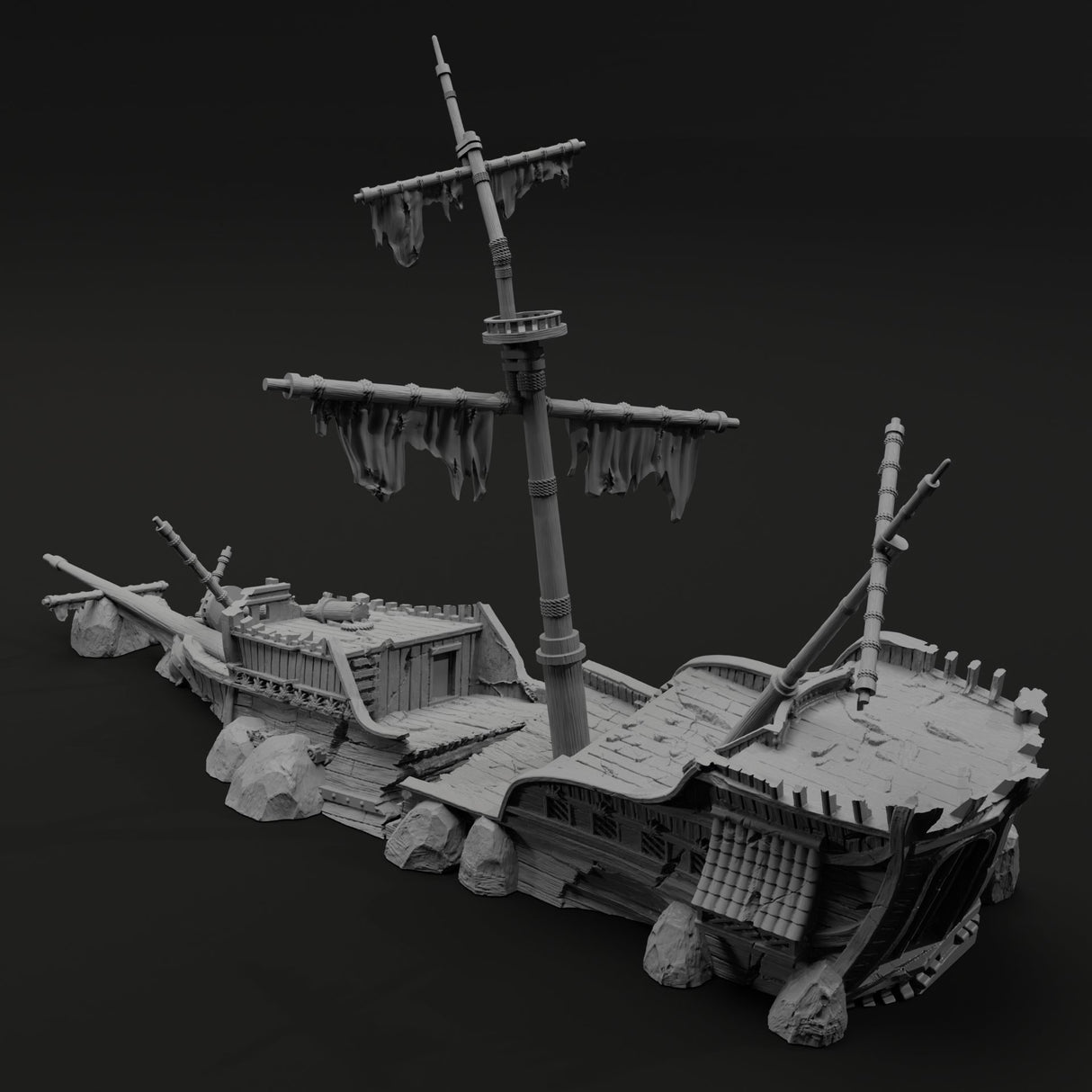 Pirate Ship Wreck Scatter - Mini Megastore