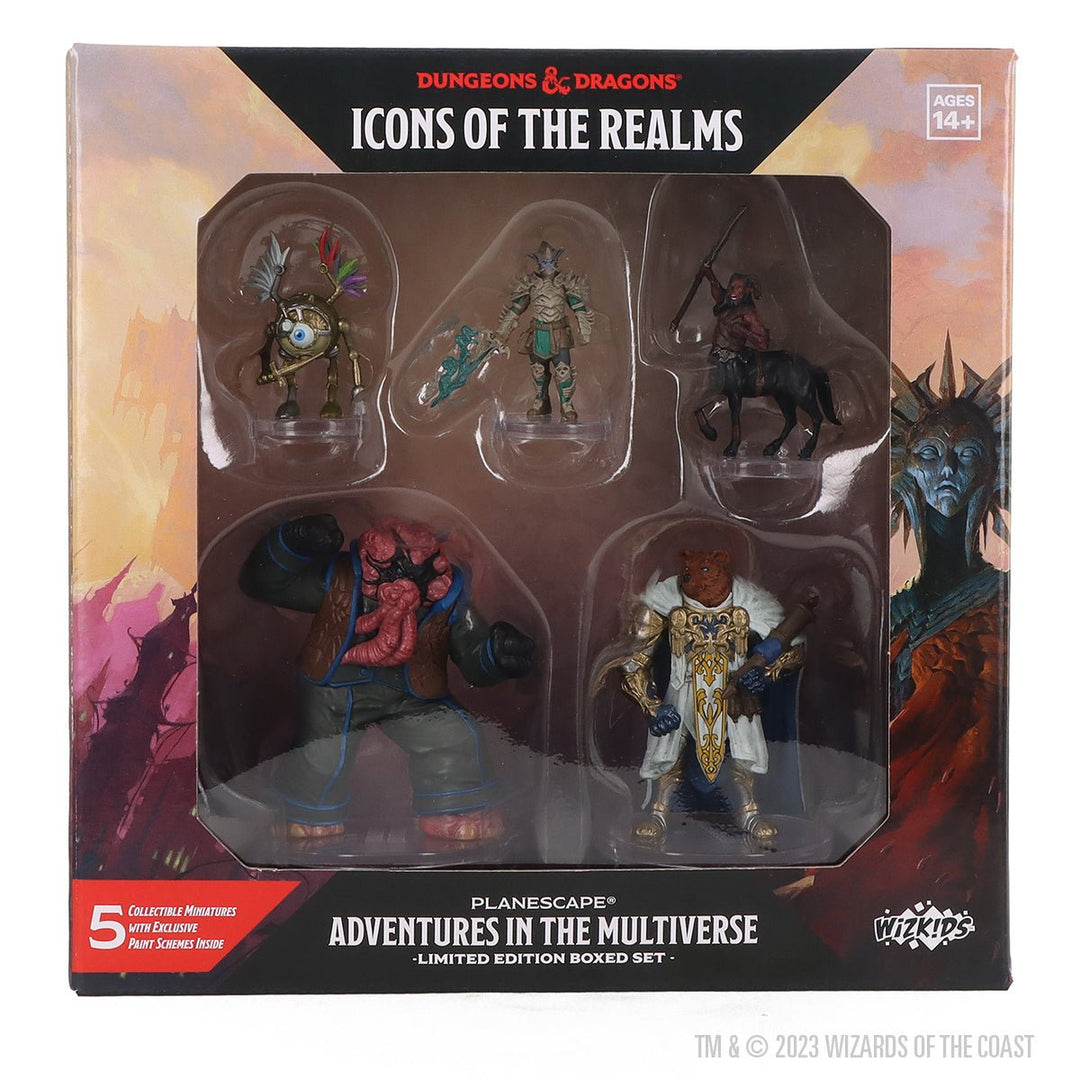 Planescape Prepainted Miniature Adventures in the Multiverse - Limited Edition Boxed Set D&D Icons of the Realms: - Mini Megastore