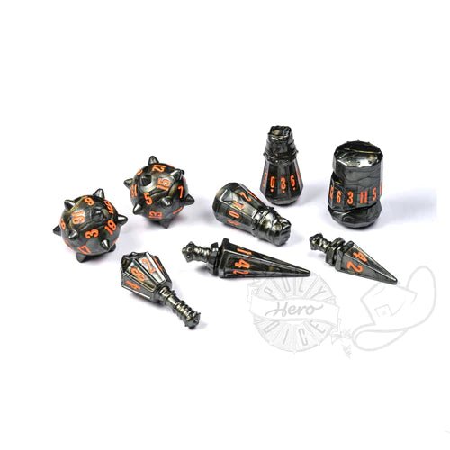 Polyhero Warrior 8 Dice Set - Mini Megastore