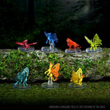 Pre-painted Faerie Dragons Miniatures, Set of 7 - Icons of the Realms - Mini Megastore