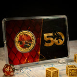 [preorder] 50th Anniversary 24k Gold Plated Coin With Colour Print - Mini Megastore