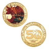 [preorder] 50th Anniversary 24k Gold Plated Coin With Colour Print - Mini Megastore