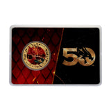 [preorder] 50th Anniversary 24k Gold Plated Coin With Colour Print - Mini Megastore