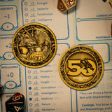 [preorder] 50th Anniversary Antique Gold Coin - Mini Megastore