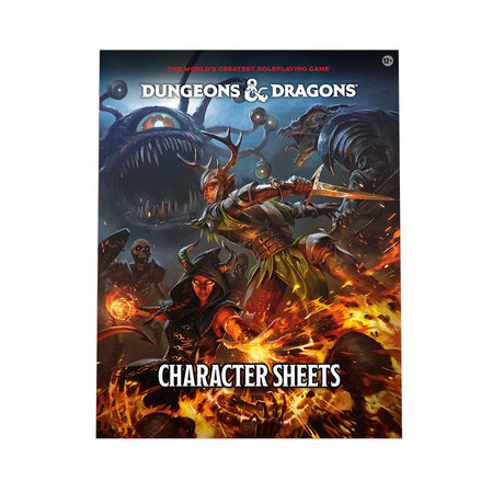 [Preorder] Dungeons & Dragons - Character Sheets 2024 - Mini Megastore