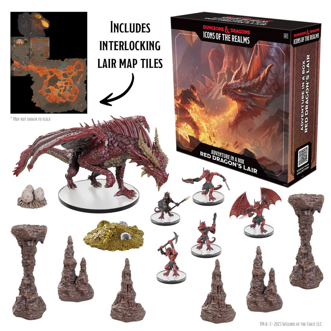 [Preorder] Icons of the Realms: Adventure in a Box - Red Dragon's Lair - Mini Megastore