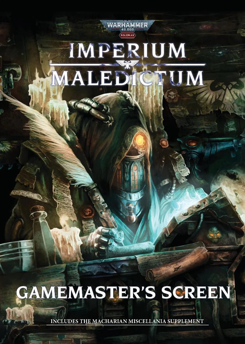 [Preorder] Warhammer 40,000 Roleplay: Imperium Maledictum Gamemaster's Screen - Mini Megastore