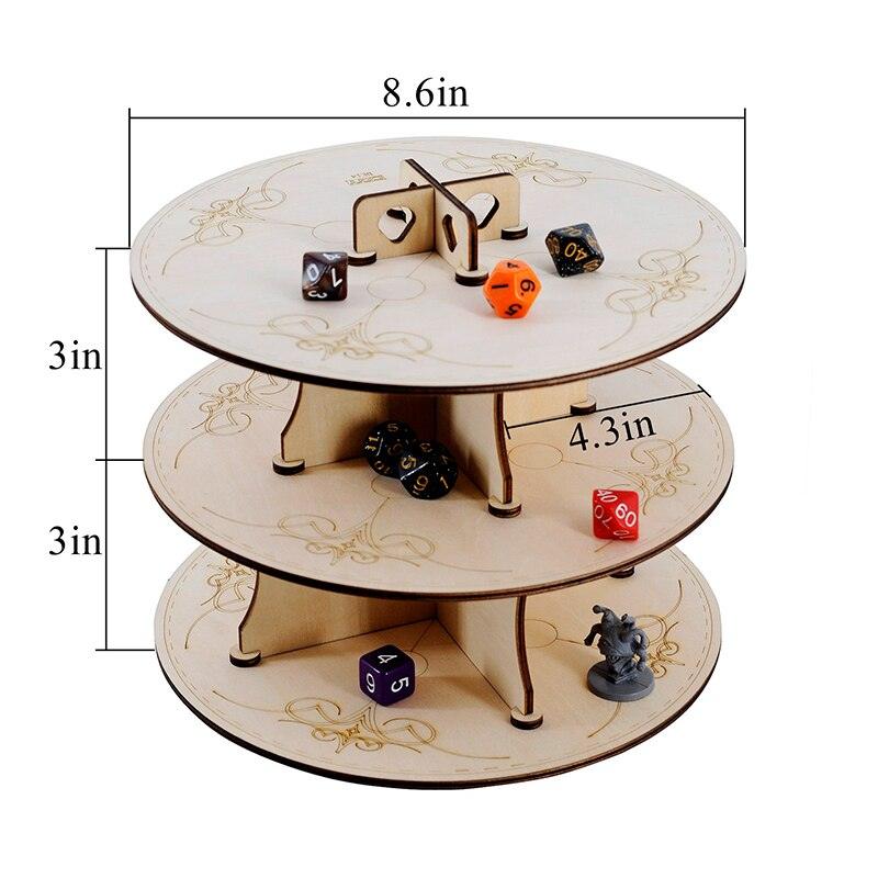 Pressure Pot Dice Rack Wooden Easy-Assemble Shelves, Pressure Pot Stand Perfect for Dice Making - Mini Megastore