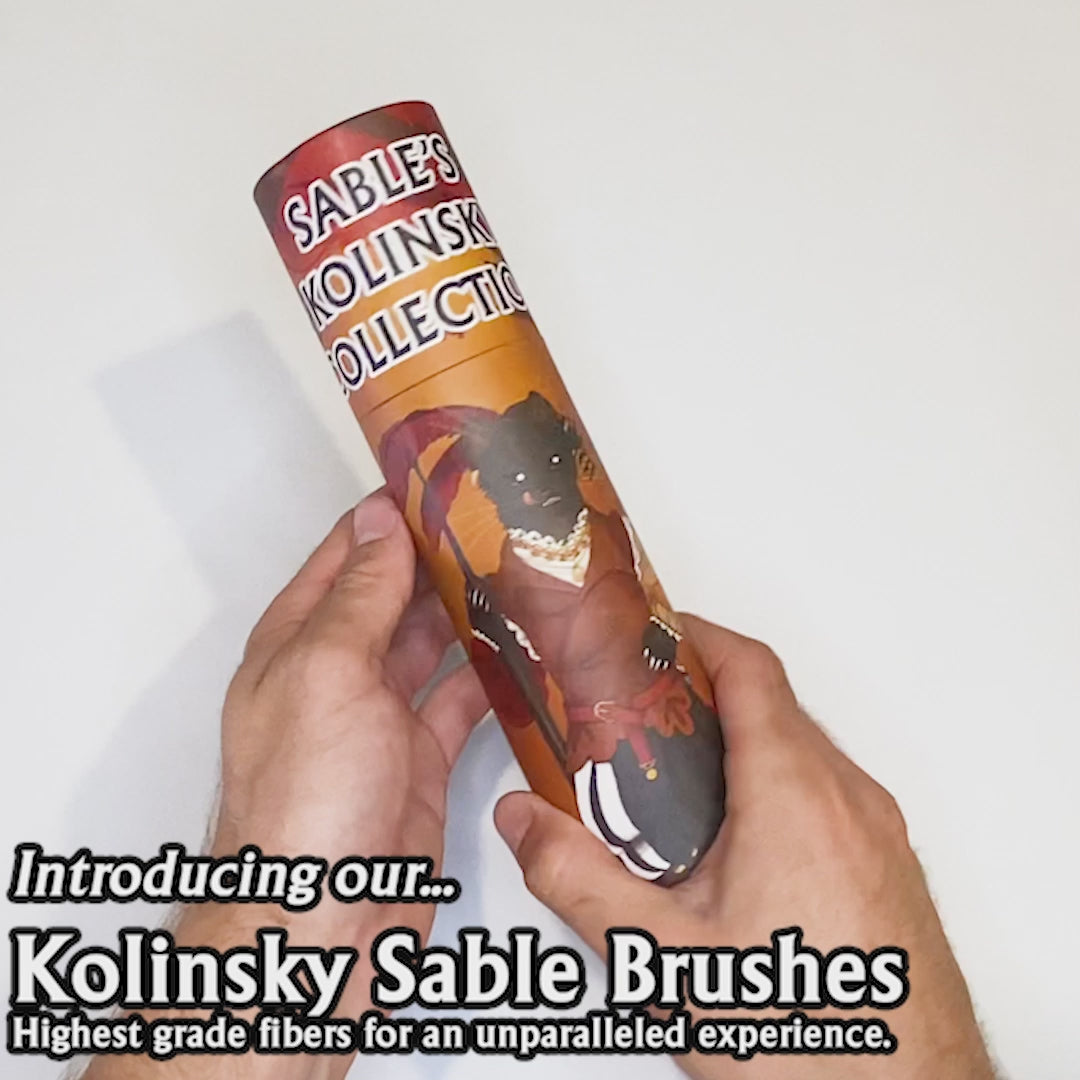 Kolinsky Sable Brush Set (8 brushes)