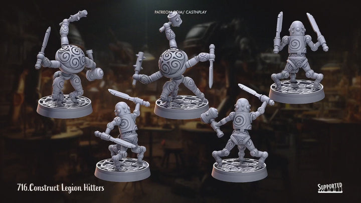 Construct Legion Hitters Miniatures