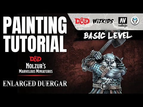 Dungeons & Dragons Nolzur's Marvelous Miniatures: Paint Kit - Enlarged Duergar