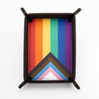 Pride Fold Up Velvet Dice Tray - Rainbow Flag - Mini Megastore