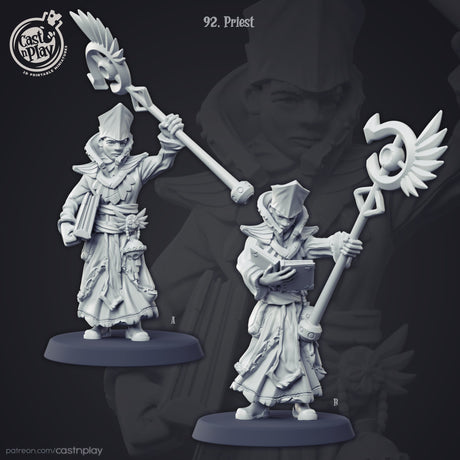 Priest / Cleric Miniature - Mini Megastore