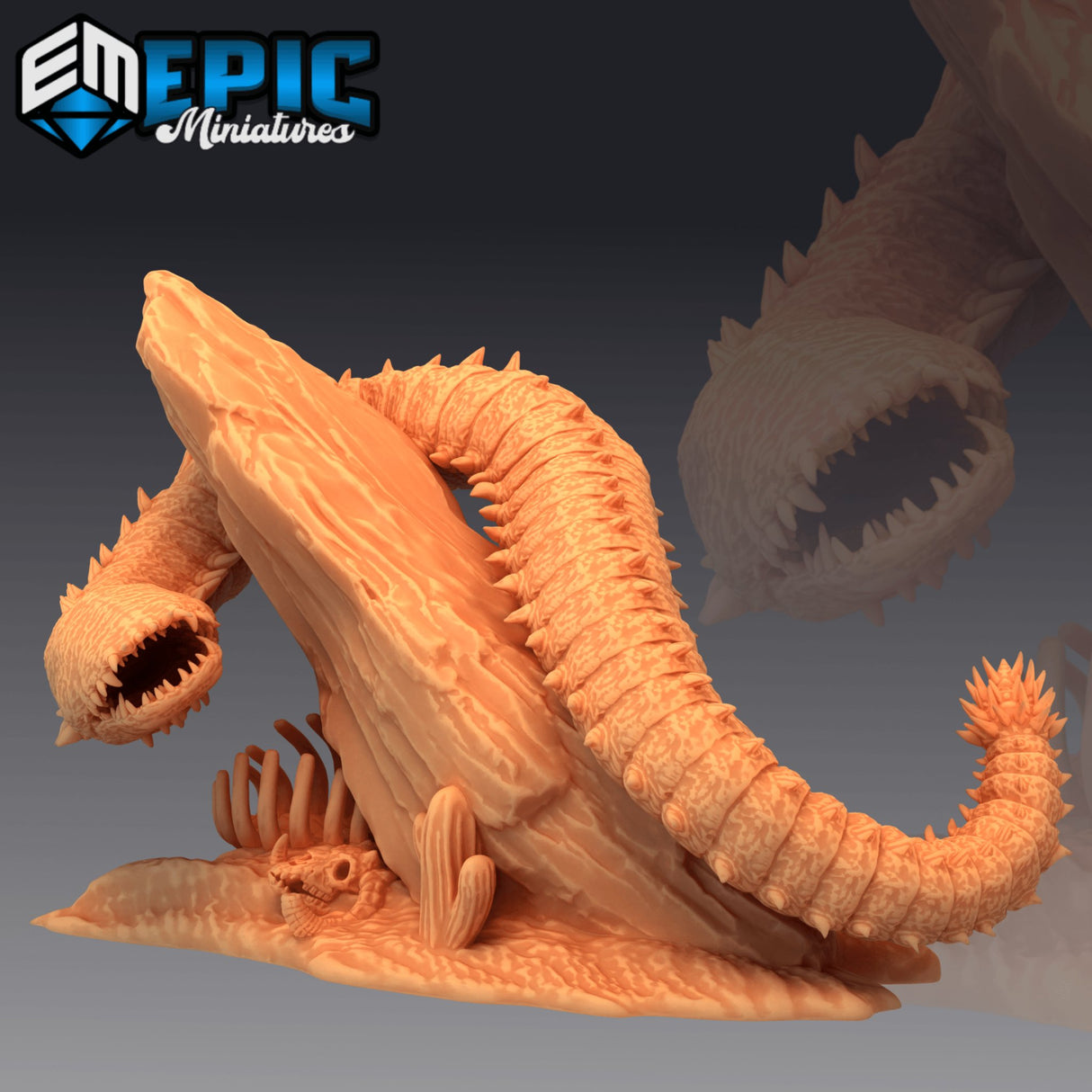 Purple Worm Miniature - Mini Megastore