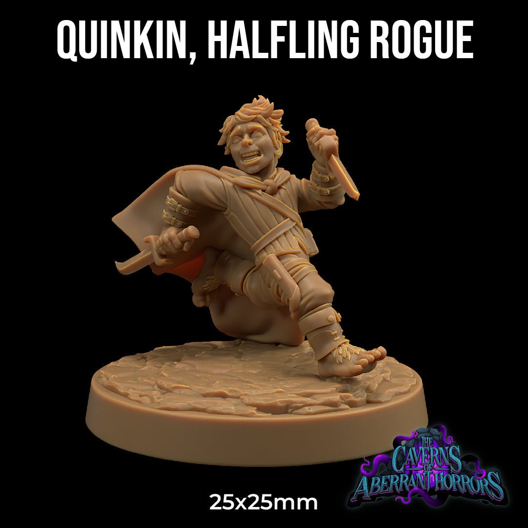 Quinkin, Halfling Rogue Miniature - Mini Megastore