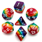 Rainbow Dice Set - Mini Megastore