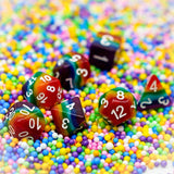 Rainbow Dice Set - Mini Megastore