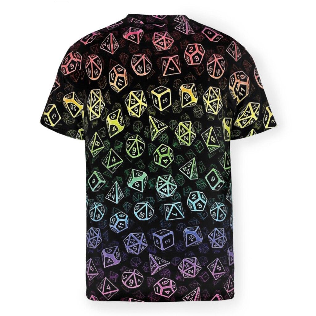 Rainbow Pattern Dice Shirt - Mini Megastore