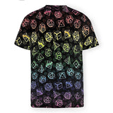 Rainbow Pattern Dice Shirt - Mini Megastore