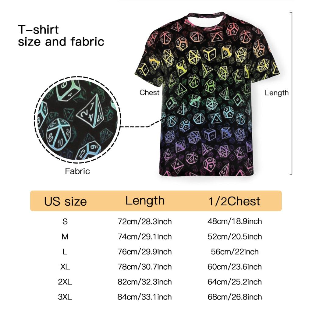 Rainbow Pattern Dice Shirt - Mini Megastore