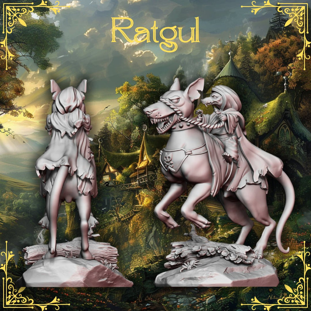 Ratgul: Lord of the Cats Miniature - Mini Megastore