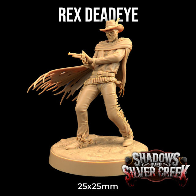 Rex Deadeye - Undead / Ghoul Gunslinger Miniature - Mini Megastore