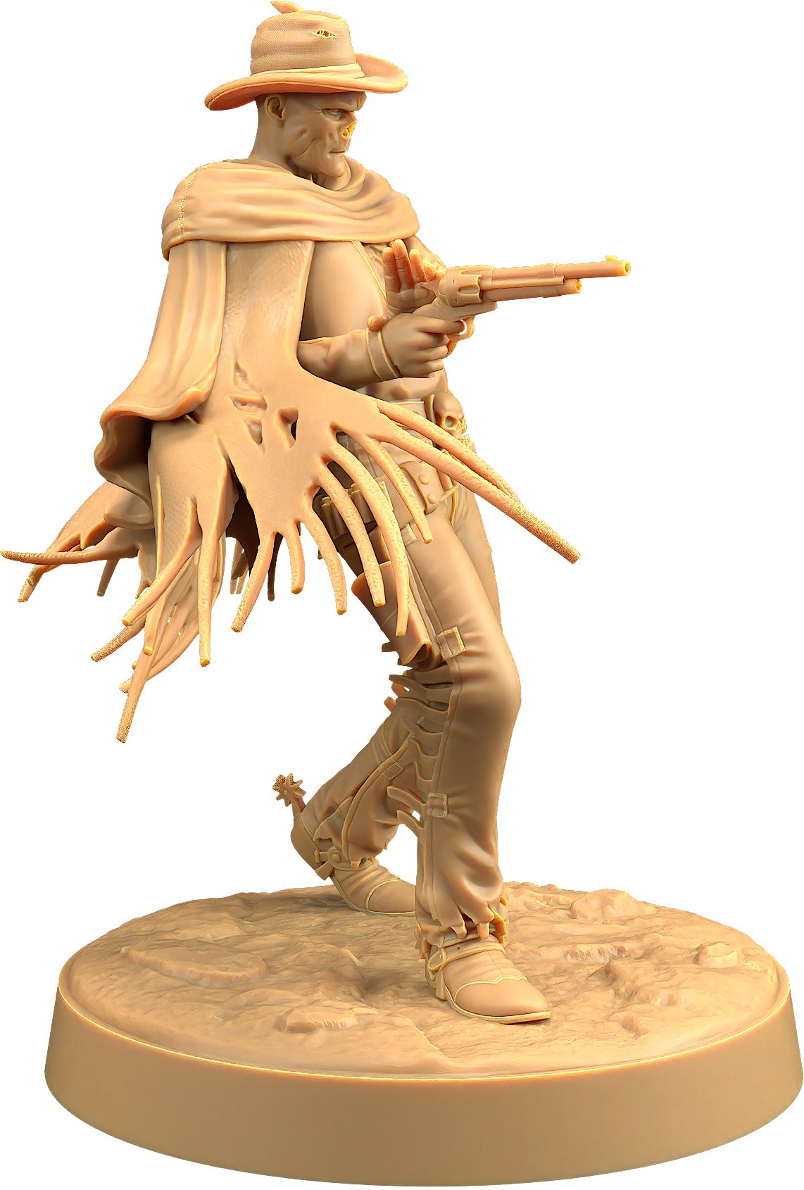 Rex Deadeye - Undead / Ghoul Gunslinger Miniature - Mini Megastore