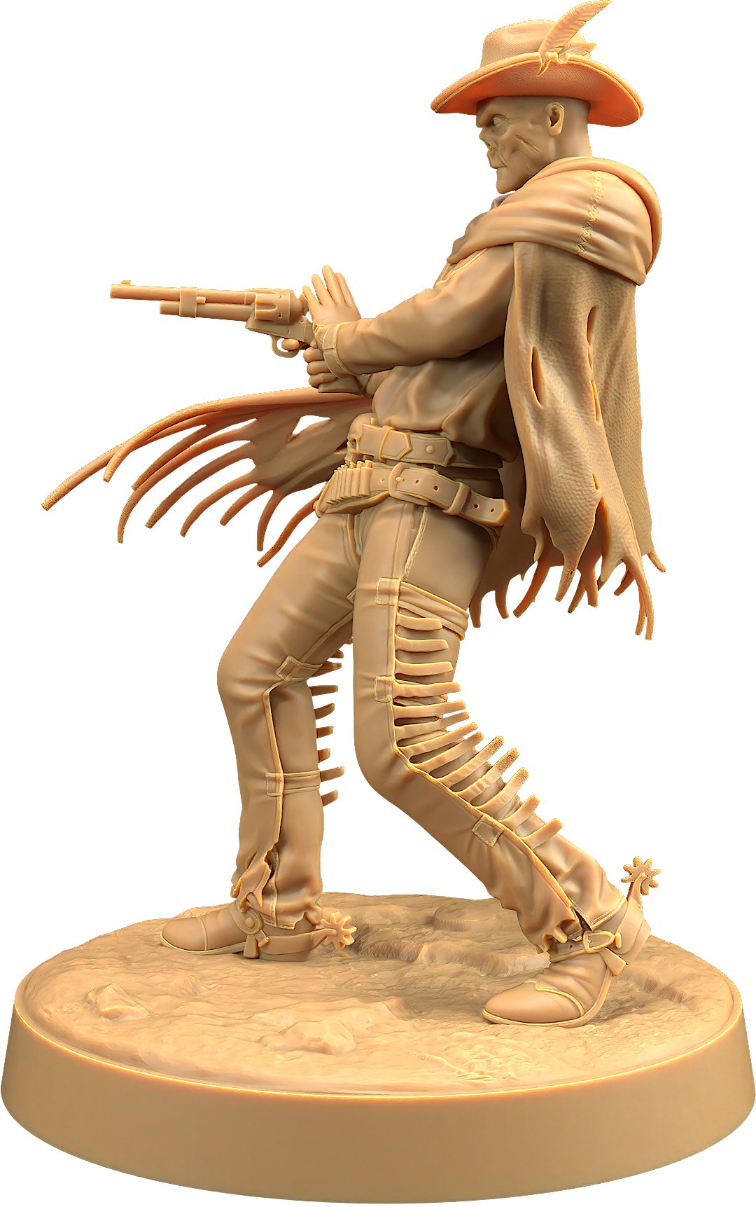 Rex Deadeye - Undead / Ghoul Gunslinger Miniature - Mini Megastore