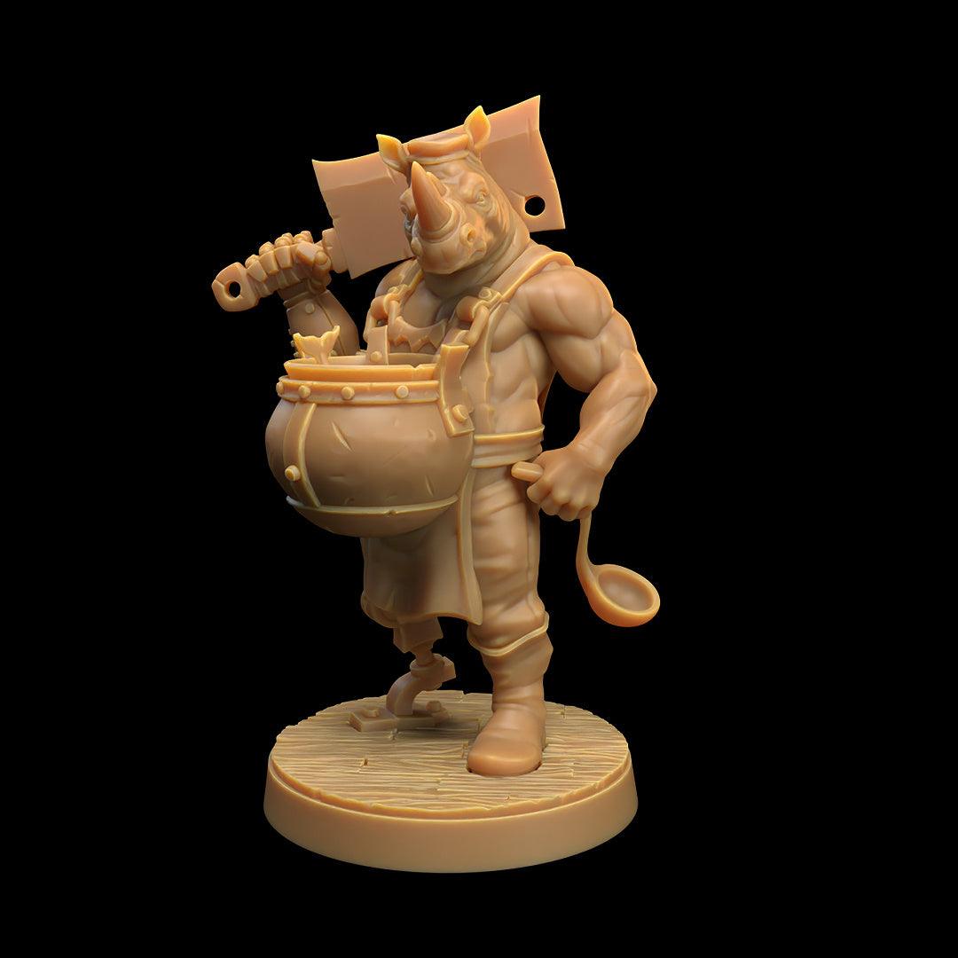 Rhino folk Chef Miniature - Mini Megastore