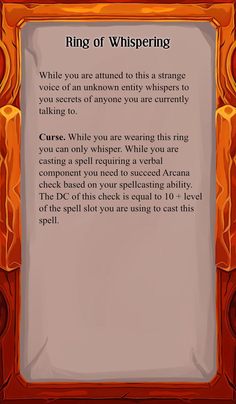 Ring of Whispering - Prop Magic Ring - Mini Megastore