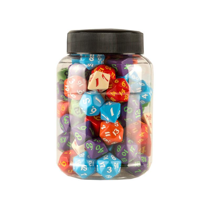 Round Jar of Classic RPG Dice (80) - Mini Megastore