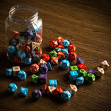 Round Jar of Classic RPG Dice (80) - Mini Megastore