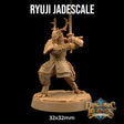 Ryuji Jadescale - Dragonborn Samurai / Fighter Miniature - Mini Megastore