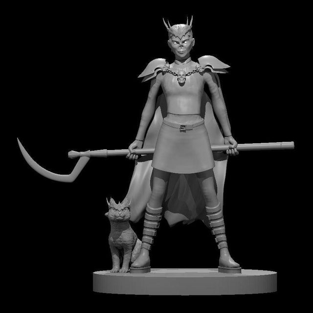 Sabrinax the Teenage Lich Miniature - Mini Megastore