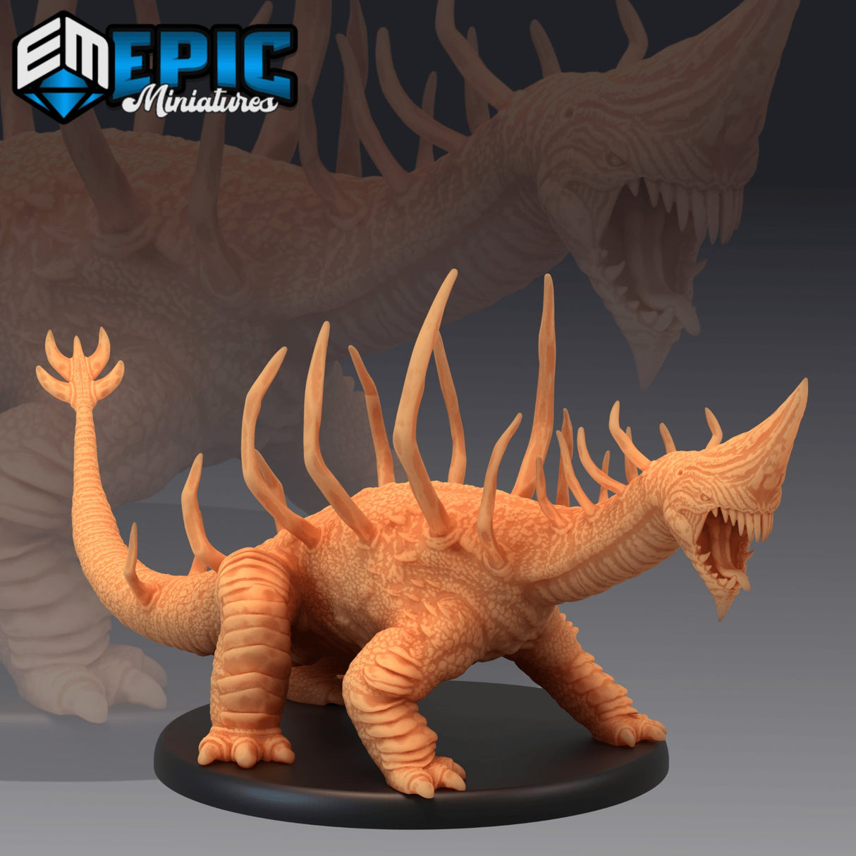 Sand Wyrm Miniature - Mini Megastore