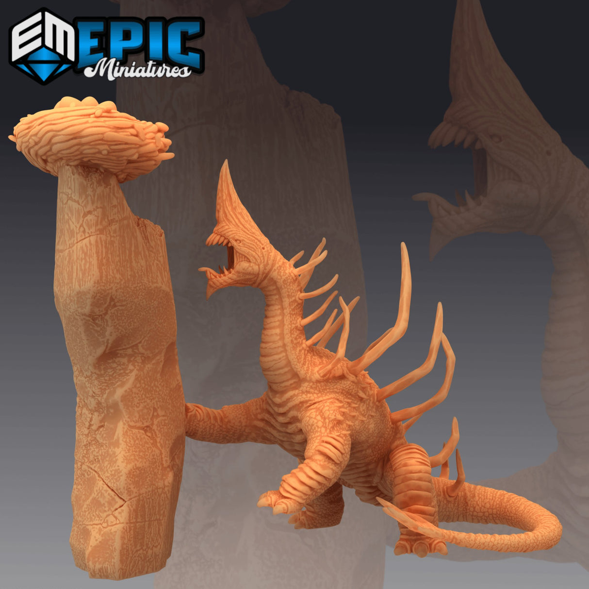 Sand Wyrm Miniature - Mini Megastore