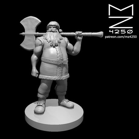 Santa Barbarian Miniature - Mini Megastore