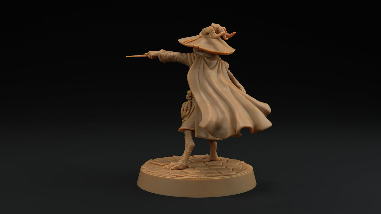 Scrymir, Draco Magus - Dragonborn Wizard Miniature - Mini Megastore