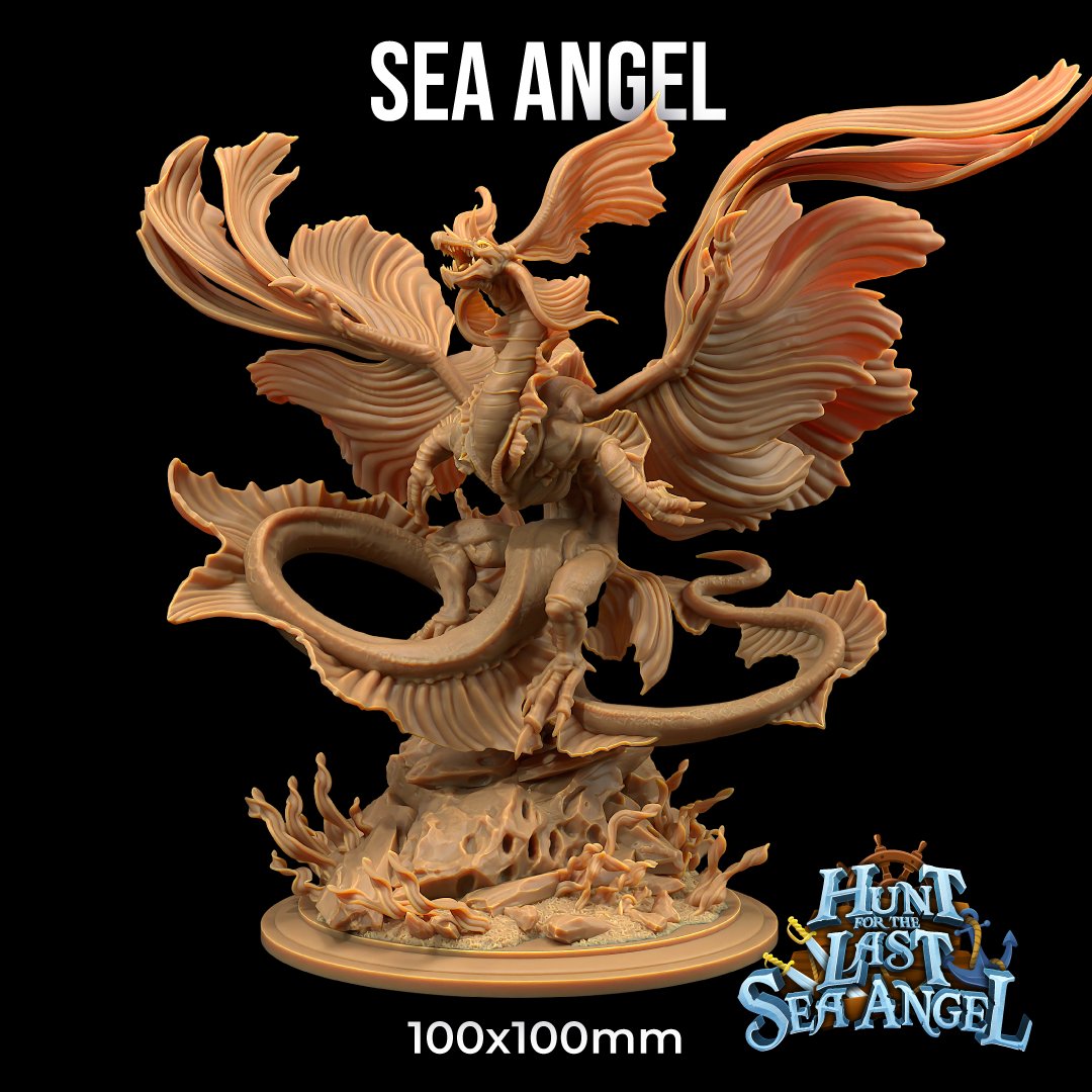 Sea Angel Dragon Miniature - Mini Megastore