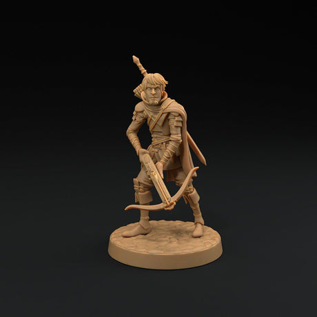 Shaggrid Rgerstein - Human Male Hunter/Ranger Miniature - Mini Megastore