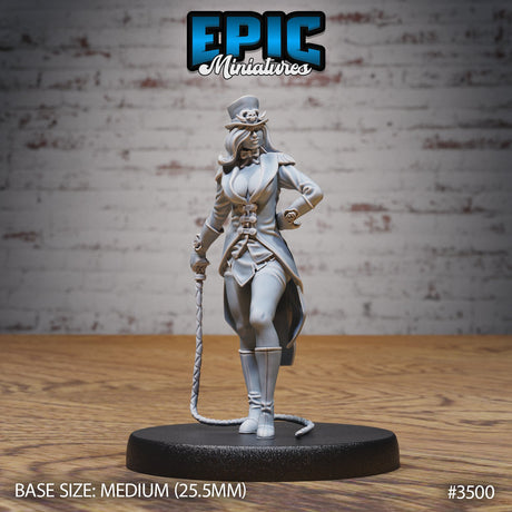 Show Director - Female Human with Whip Miniature - Mini Megastore