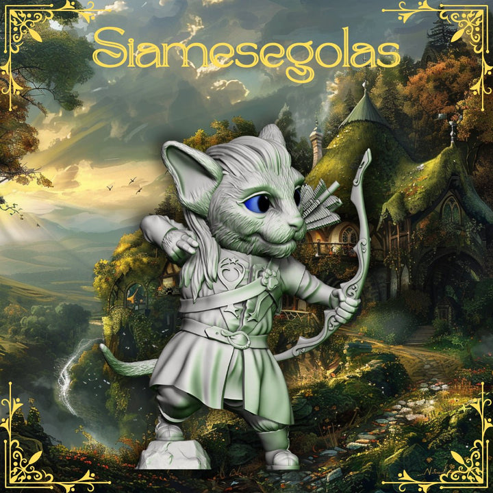 Siamesegolas: Lord of the Cats Miniature - Mini Megastore
