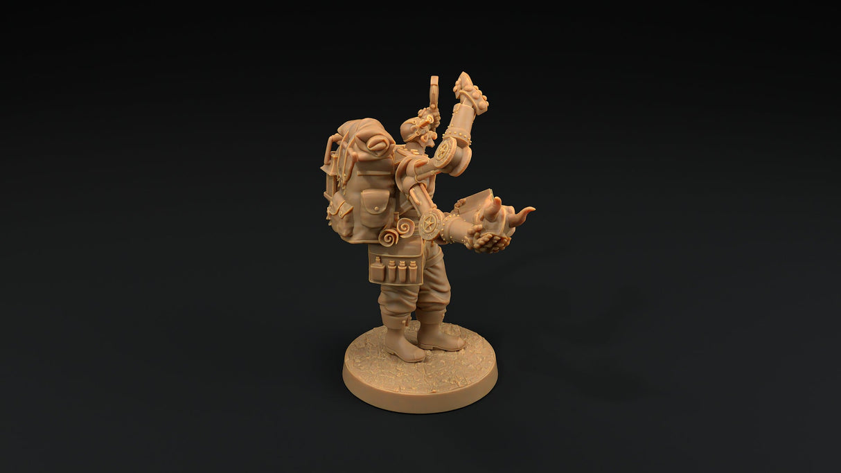 Sir Studius - Warforged Artificer Miniature - Mini Megastore