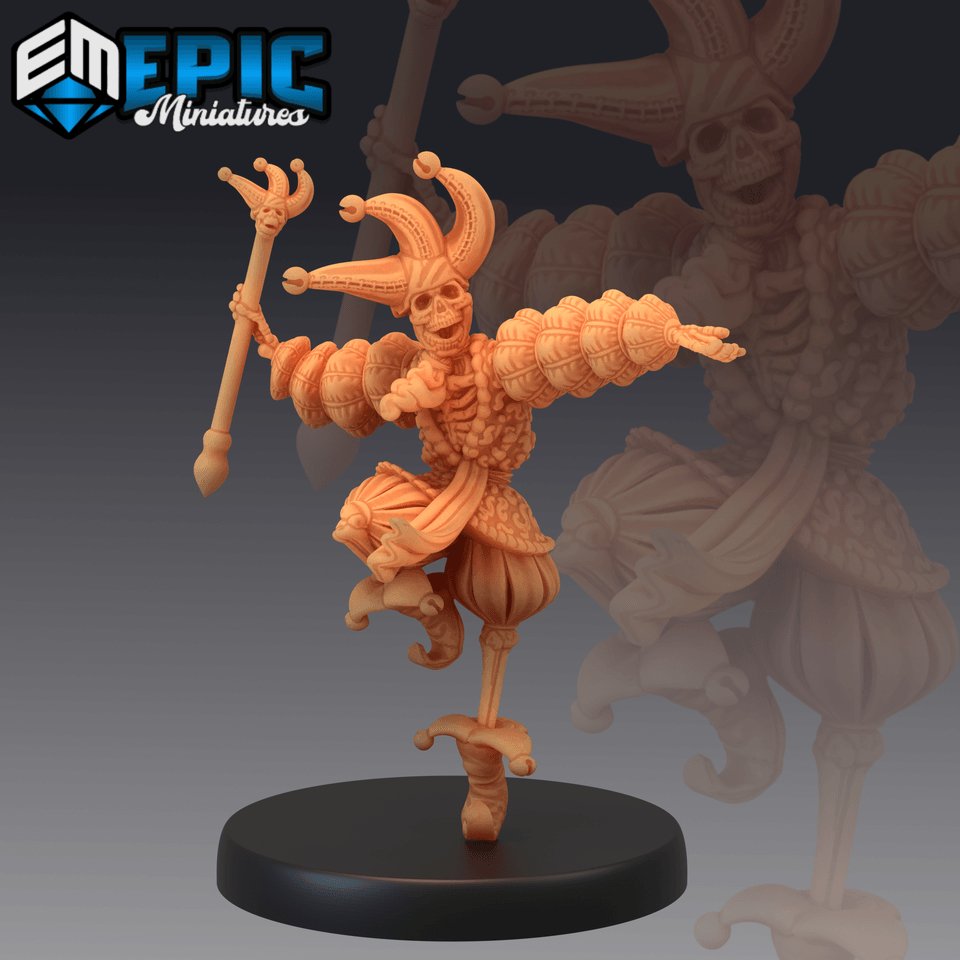 Skeleton Jester Miniature - Mini Megastore